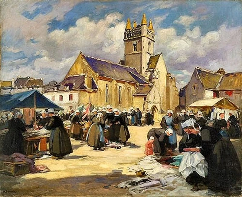 Mercato a Quimperlé - Musée des Beaux, Arts de Quimper